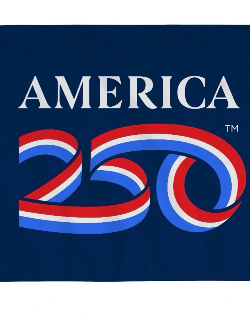 America 250 Patriotic Navy Flag